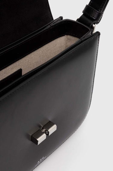 Taška cez rameno A.P.C. Grace Small Bag Čierna | PXBVN-F61413, 4