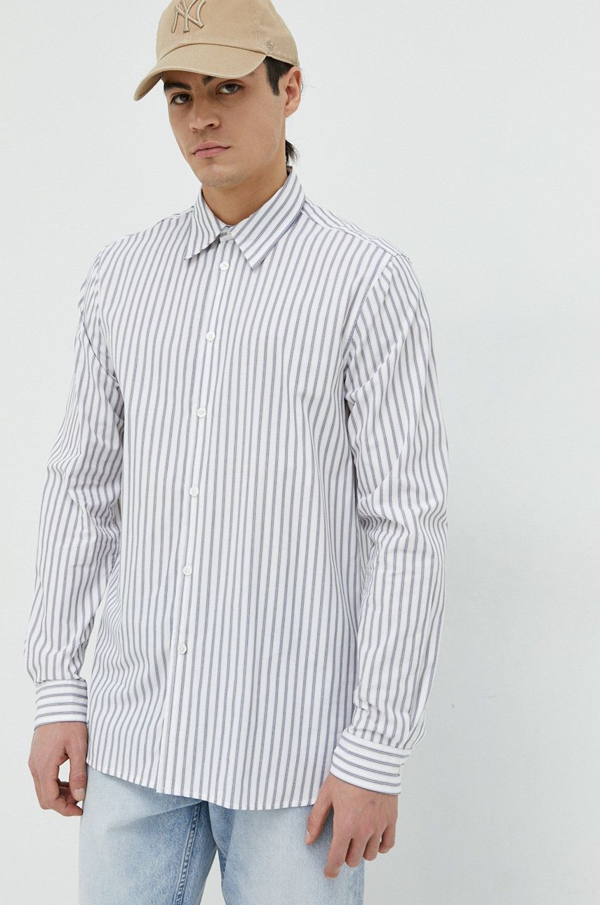 Košeľa Samsoe Samsoe Liam FX Shirt Biela | M22400036, 0