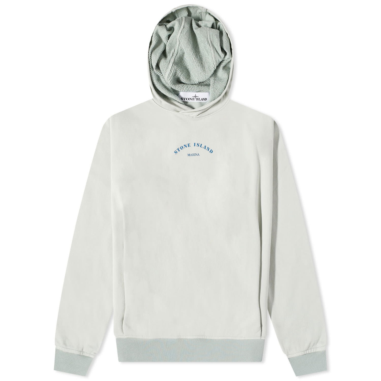 Mikina Stone Island Marina Plated Dyed Popover Hoodie Modrá | 7815650X2-V0041, 0
