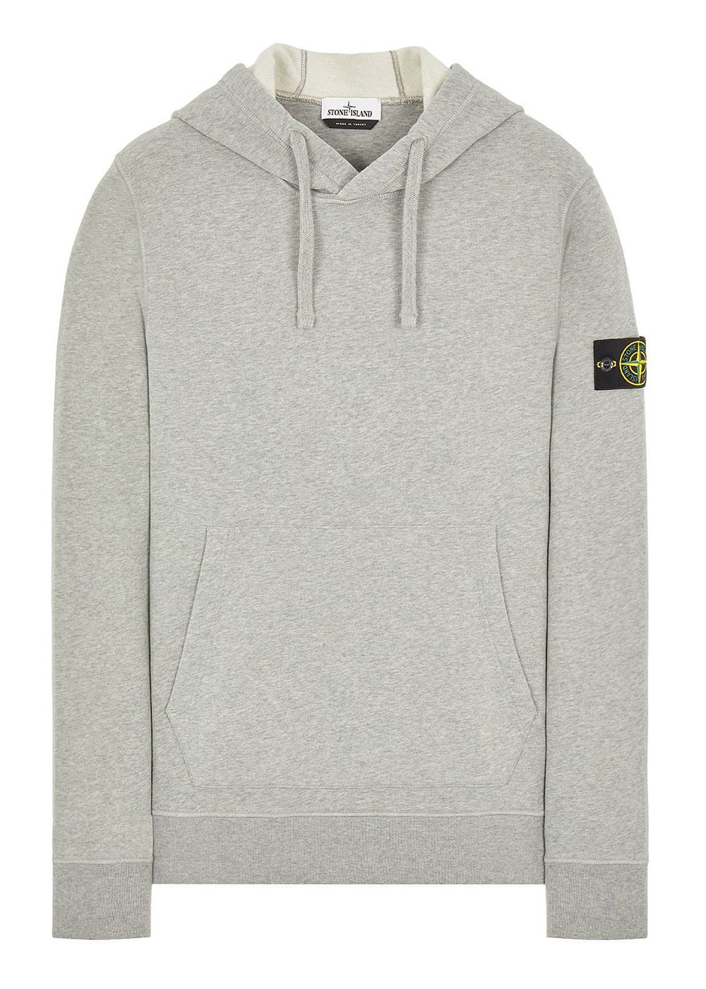 Mikina Stone Island Brushed Cotton Fleece Hoodie Šedá | 751564120V0M64-9417 / 771564120V0M64, 0