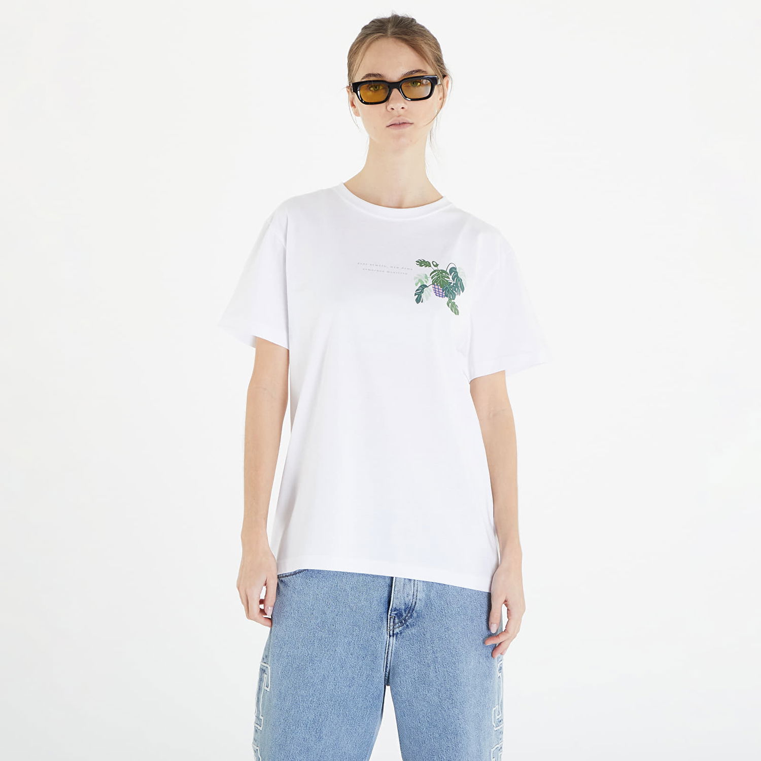Tričko Queens Mám Doma Nemocnou Monsteru T-Shirt Biela | QNS_039, 0