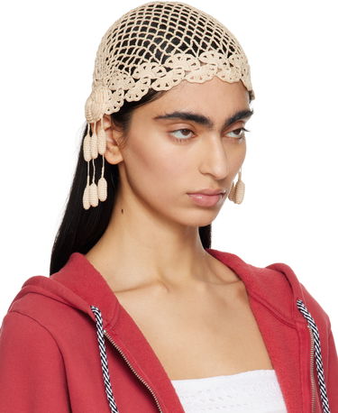 Klobúk Bode Bode Blossom Crochet Beanie with Tassels Čierna | MRS25KA022, 3