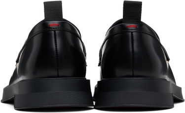 Tenisky a topánky BOSS Hugo Brush-Off Leather Loafers Čierna | 50541823, 1