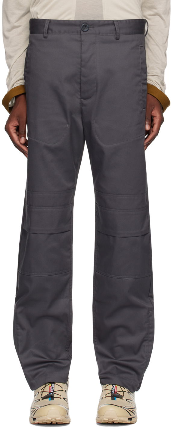 Gunmetal Gummi Trousers