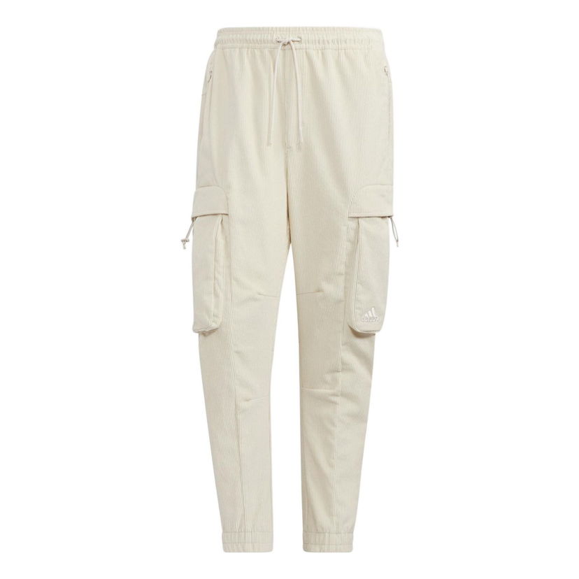 Cargo nohavice adidas Originals Corduroy Cargo Pants Béžová | HN9006