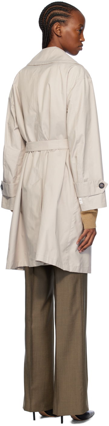 Trenčkot Max Mara Max Mara Vtrench Double-Breasted Trench Coat Béžová | 2419021024600, 2