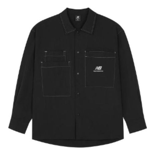 Košeľa New Balance Logo Classic Shirt Čierna | AMJ23303-BK