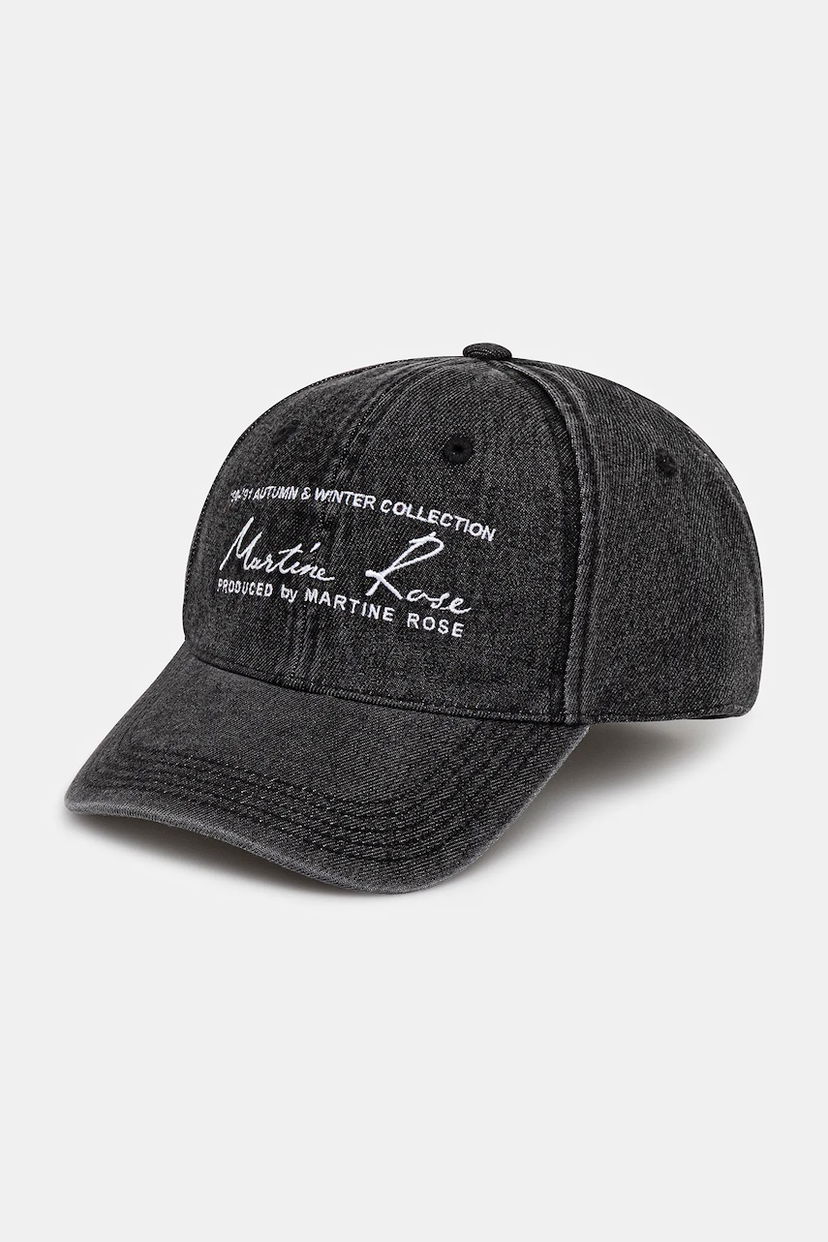 Šiltovka Martine Rose Martine Rose Signature Baseball Cap Čierna | 1134WP14002