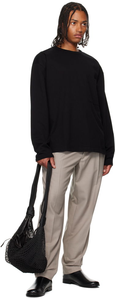 Tričko LEMAIRE LEMAIRE Boxy Pocket Tee Čierna | TO1340 LJ1022, 3