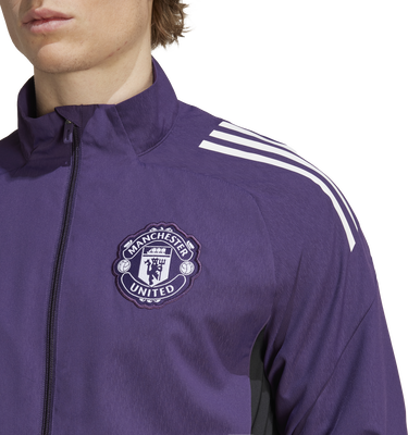 Bunda adidas Originals Manchester United Pre-Match Jacket 2025/26 Fialová | jp3107, 4