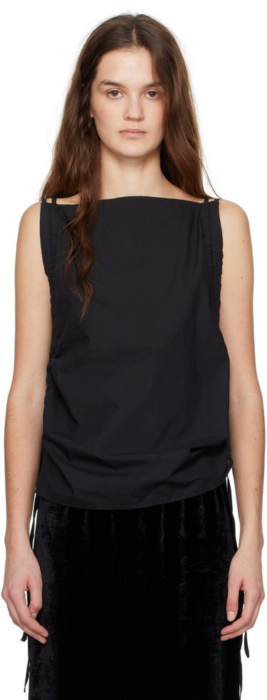 Tielko Baserange Baserange Pictorial Strap Tank Top Čierna | TOPS-CO-EXSP25, 0