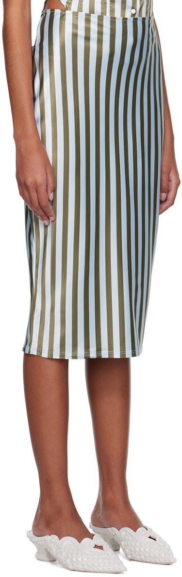 Sukňa Miaou Miaou Verona Striped Midi Skirt Modrá | 4033SS3DVG, 1