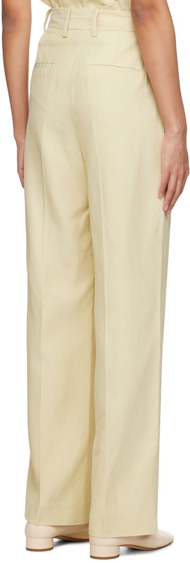 Nohavice Loulou de Saison Loulou de Saison Cadar Pleated Trousers Žltá | CADAR, 2