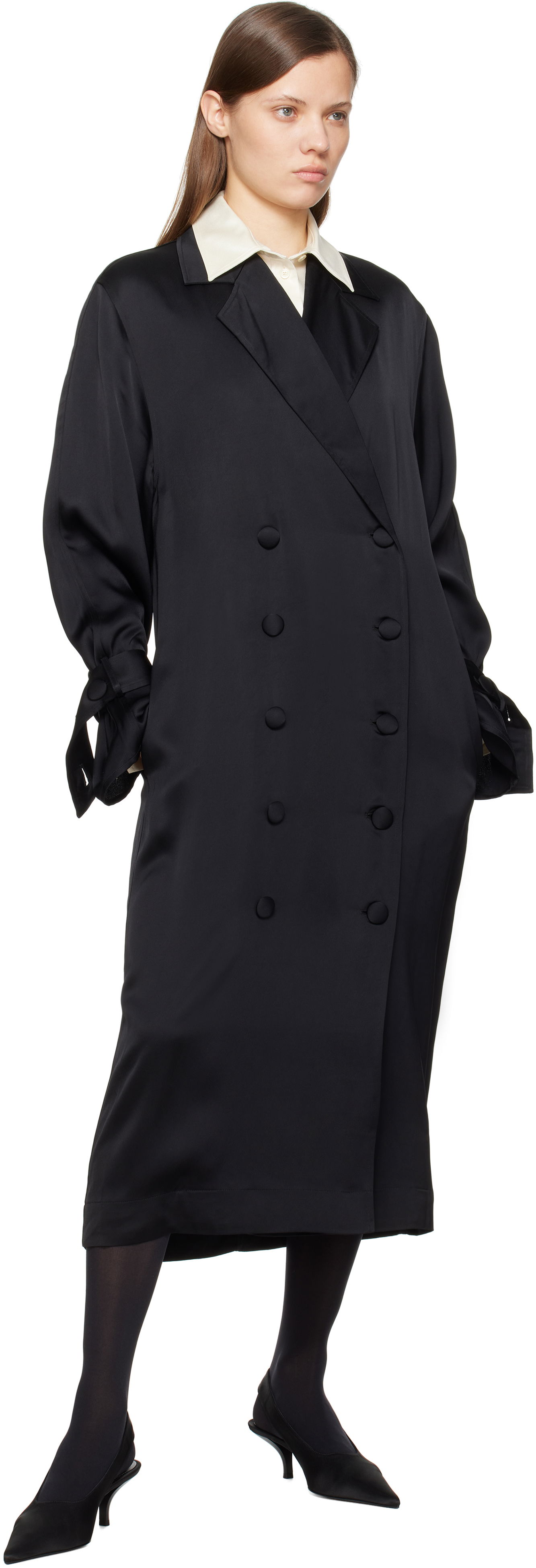 Classic Satin Slingback Heels