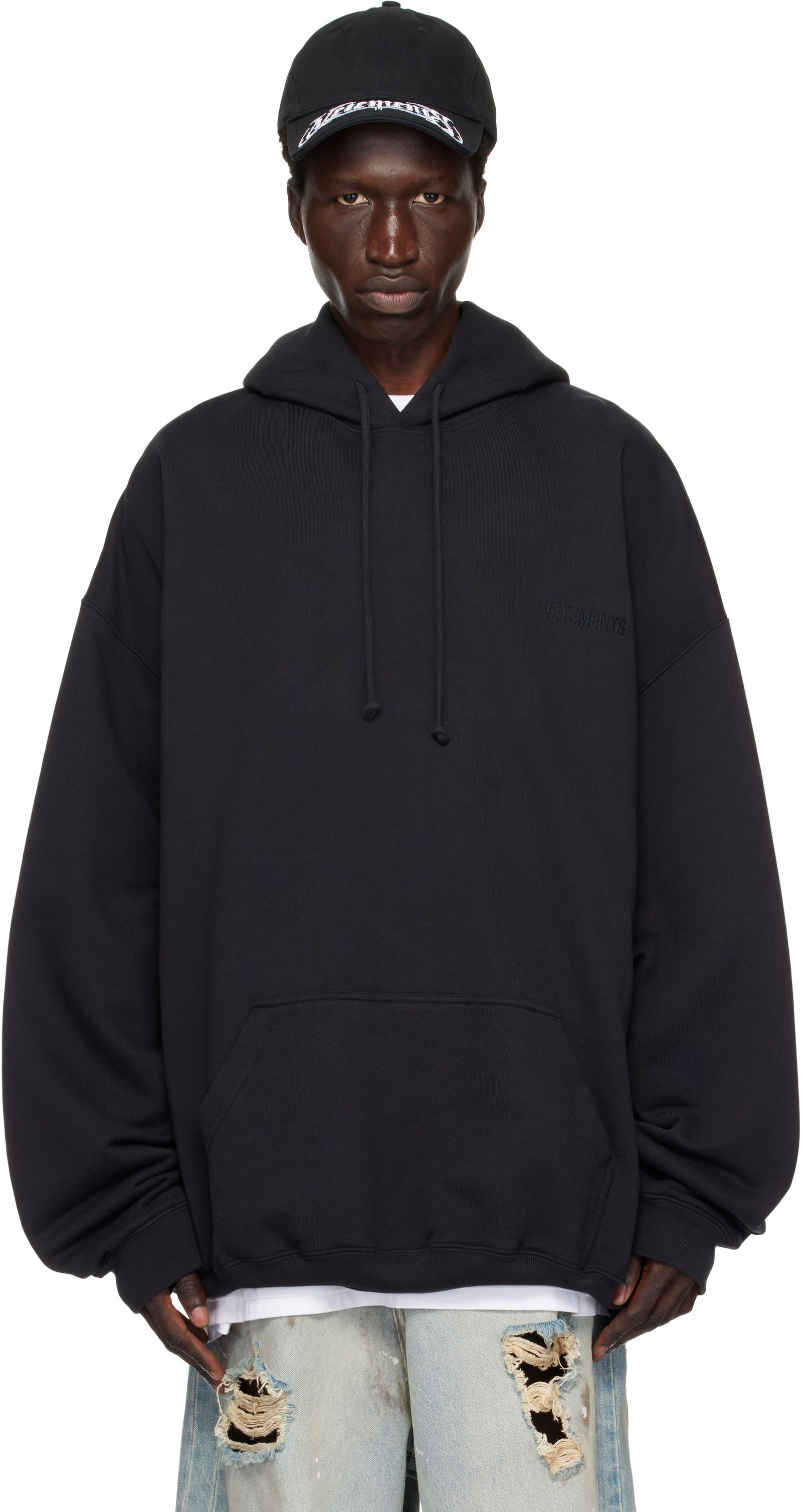 Embroidered Logo Hoodie