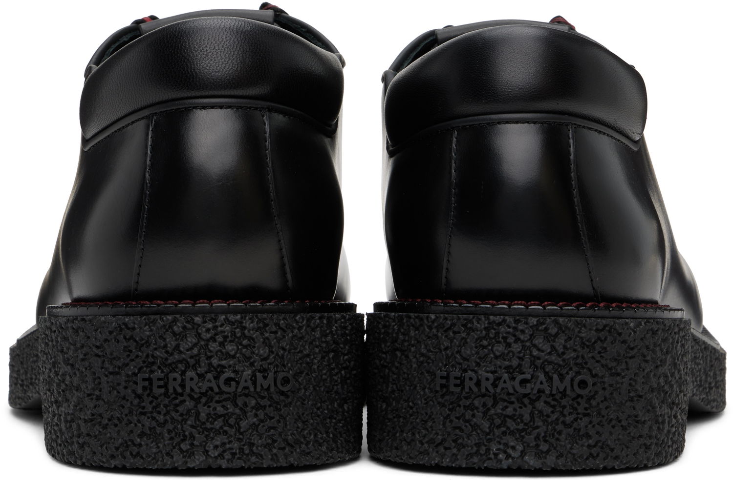Oblečenie FERRAGAMO Ferragamo Lace-Up Derby Čierna | 777001, 1