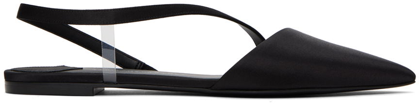 Iconic D'Orsay Satin Flats