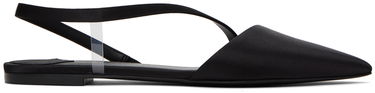 Tenisky a topánky Stella McCartney Iconic D'Orsay Satin Flats Čierna | 810371E00157, 0