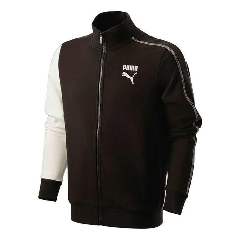 Vetrovka Puma T7 Stand Collar Contrast Jacket Čierna | 531310-01