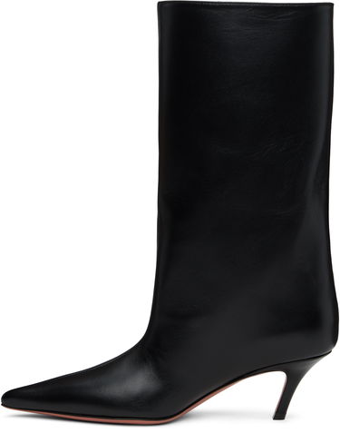 Starostlivosť o obuv Amina Muaddi Amina Muaddi Fiona 60 Kitten Heel Boots Čierna | FIONA BOOT NAPPA, 2