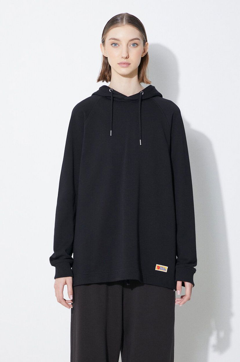 Mikina FJÄLLRÄVEN Vardag Hoodie Čierna | F86987.550