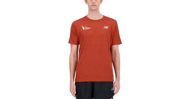 Tričko New Balance NYC Marathon Impact Run Červená | mt33262mbck, 1
