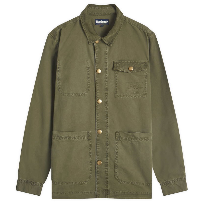 Košeľa Barbour Overshirt Relaxed Canvas Zelené | MOS0359OL54