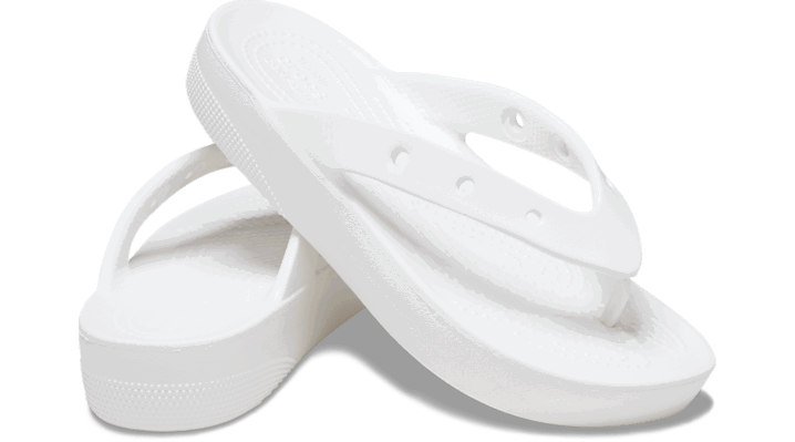 Tenisky a topánky Crocs Classic Platform Flips Biela | 207714-100, 1