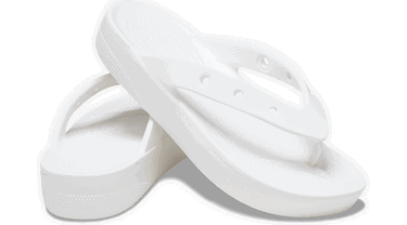 Tenisky a topánky Crocs Classic Platform Flips Biela | 207714-100, 1