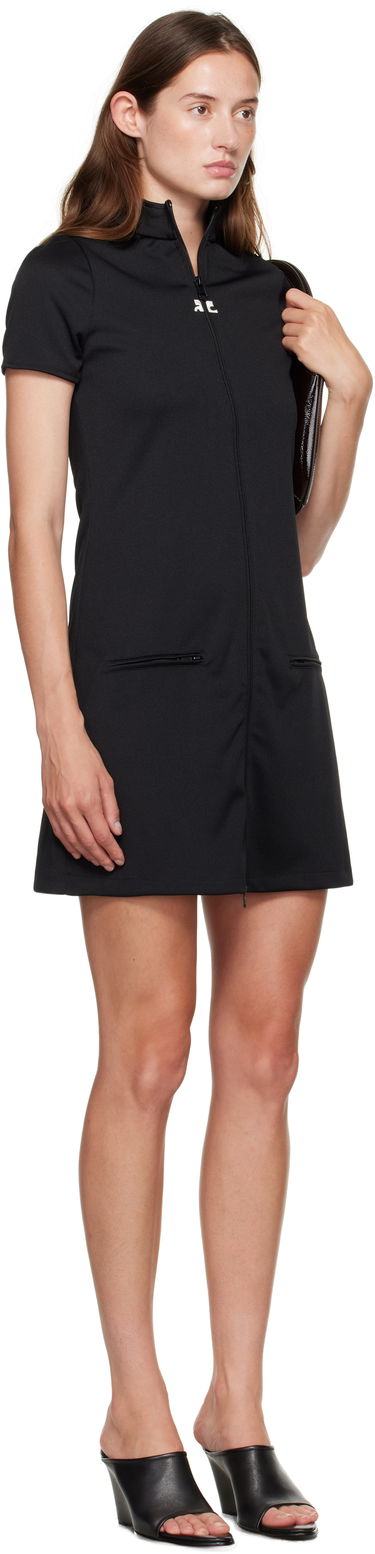 Šaty Courrèges Courrèges Interlock Tracksuit Minidress Hnedá | 325JRO686JS0250, 4