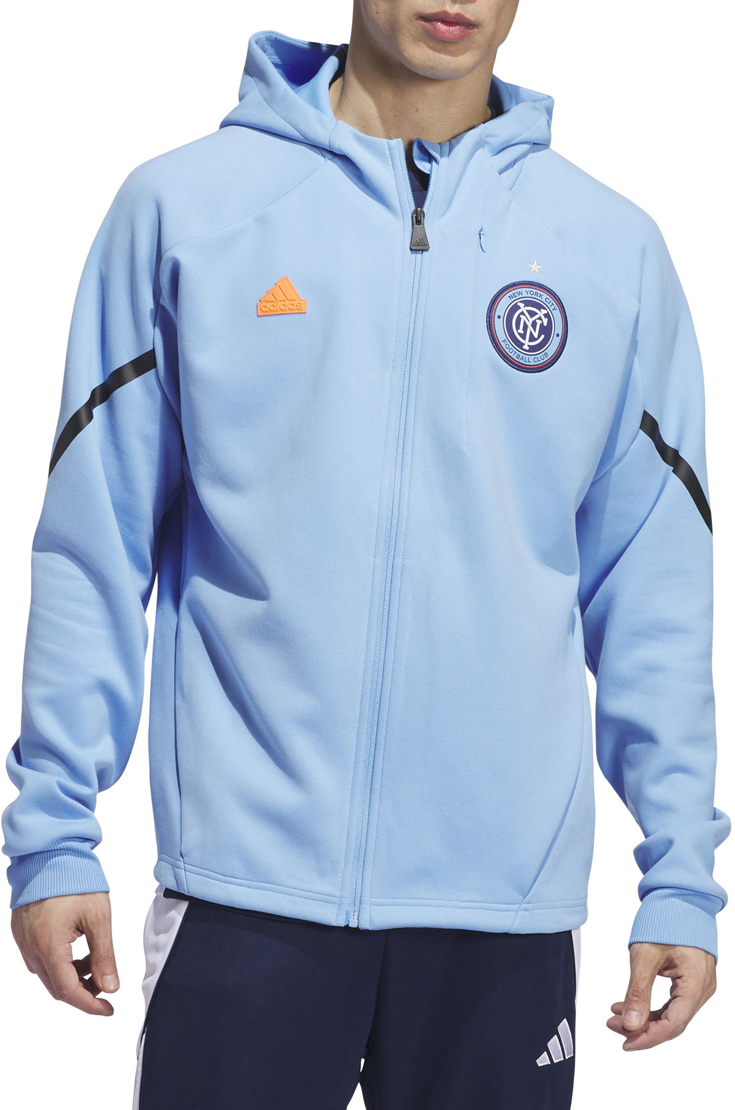 Mikina adidas Originals NYCFC Anthem Jacket Modrá | iq0743, 0