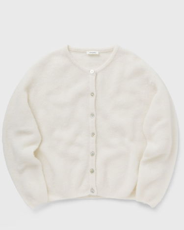 Sveter American Vintage American Vintage VITOW Knit Cardigan Biela | VITO19EE24-BLANC, 0