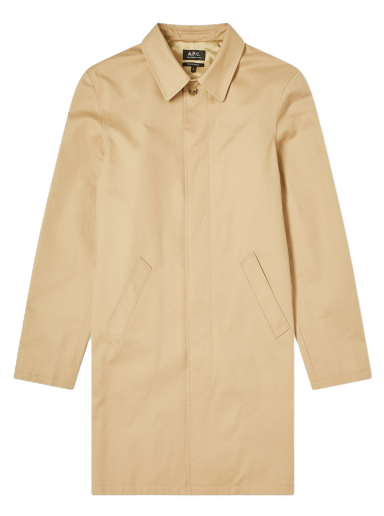 Kabáty A.P.C. City Coat Béžová | COZBA-H01103-BAA