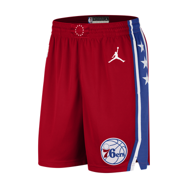 Šortky Jordan Dri-FIT NBA Swingman Philadelphia 76ers Statement Edition Červená | DO9438-657, 0