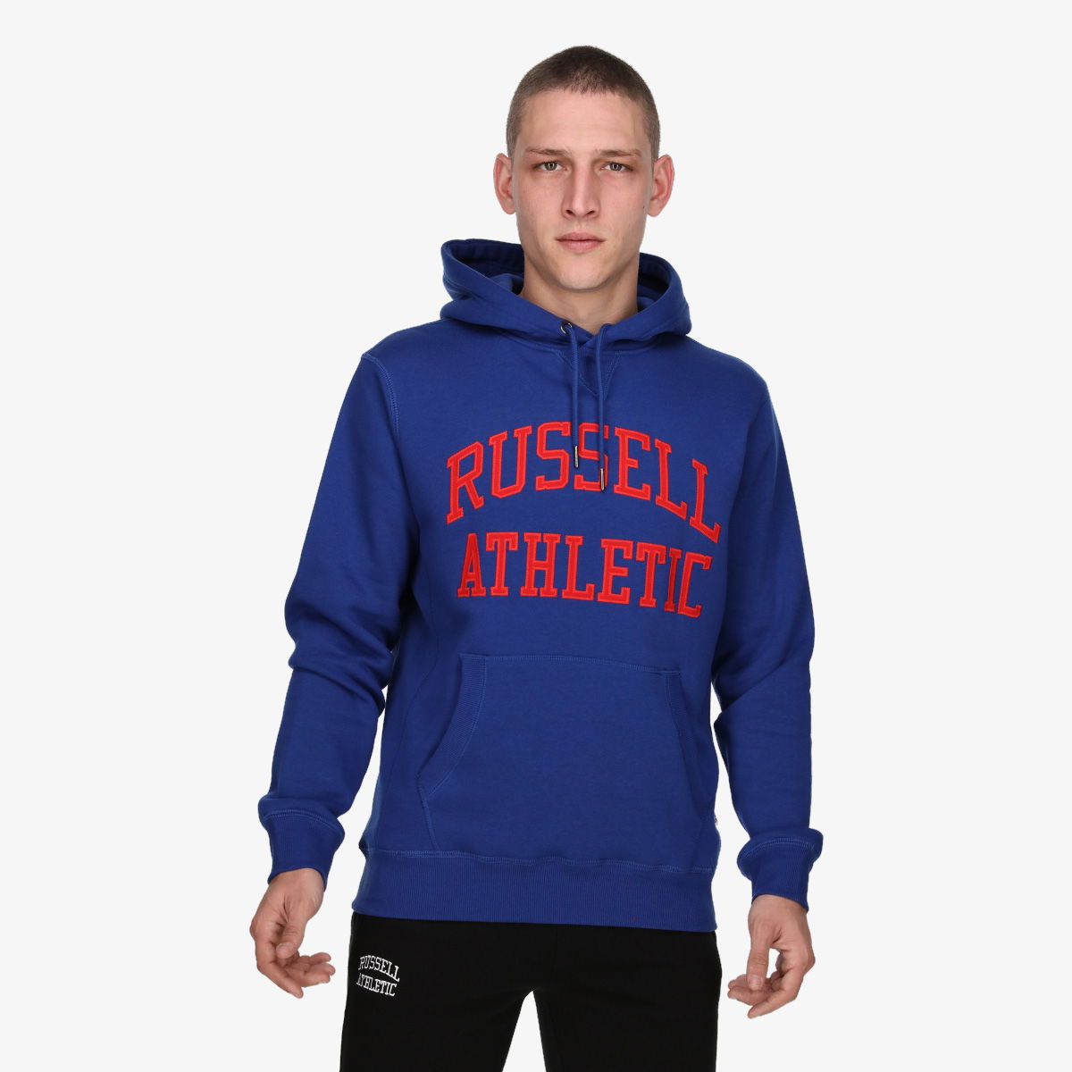 Mikina Russell Athletic Pull Over Hoodie Modrá | E3-603-2-216, 0