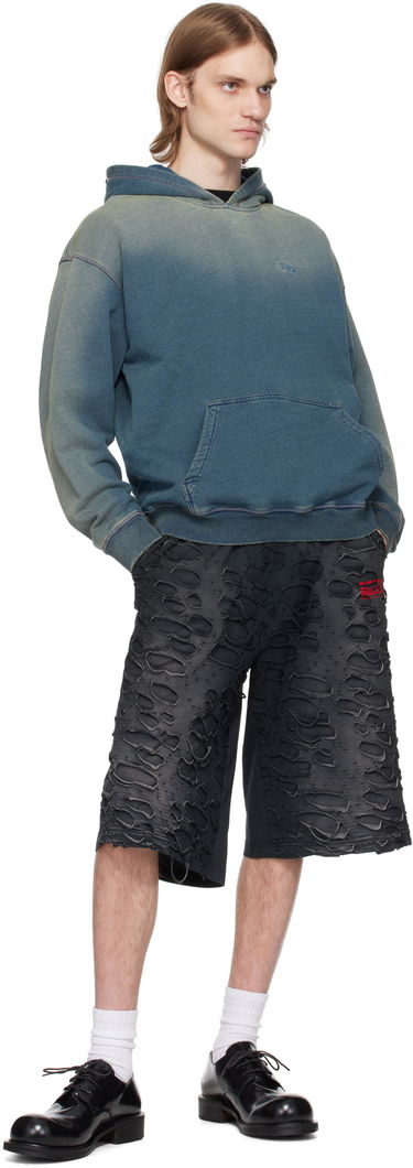 Šortky Diesel P-Echio-R1 Distressed Shorts Čierna | A16177-0SLBS-9XX, 3