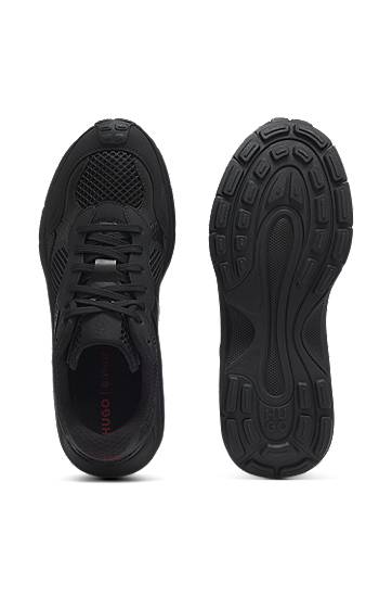 Oblečenie a doplnky BOSS Mesh and Faux Leather Čierna | 50548571, 1