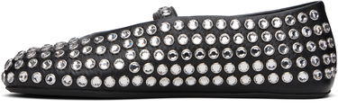 Oblečenie Alaïa ALAÏA Lambskin Ballerina Flats with Strass Čierna | AA3A029CK116, 2