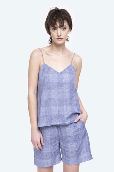 Tielko NORSE PROJECTS Tank Top Modrá | NW40.0090.7005, 0