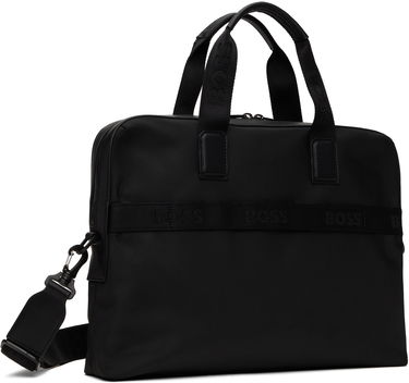 Kufor BOSS Recycled Nylon Briefcase Čierna | 50536181, 2