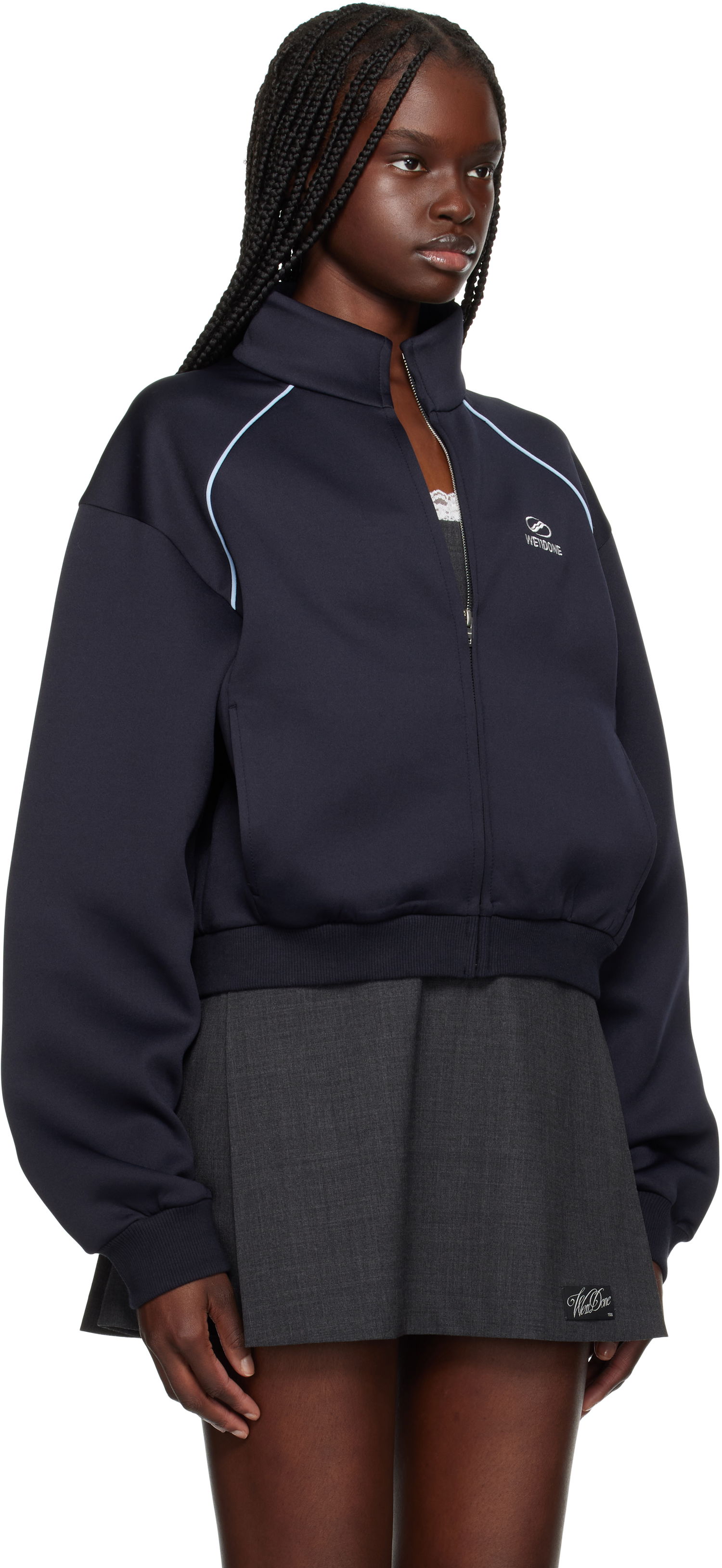 Bomber bunda We11done We11done Sporty Selldone Track Jacket Navy | WD-TJ1-25-832-W-NV, 1