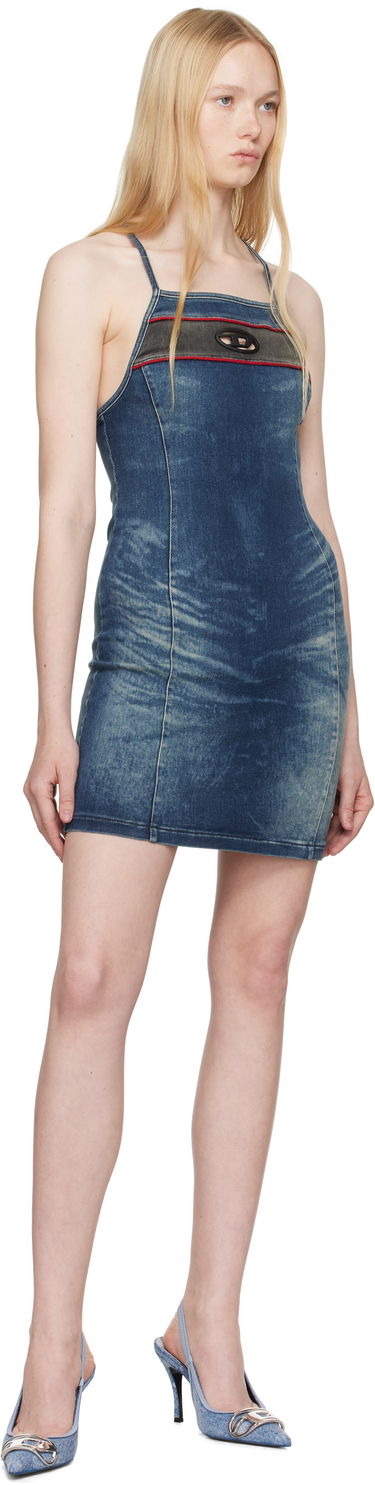 Šaty Diesel Diesel Denim Mini Dress Modrá | A17351 0ABCZ, 3