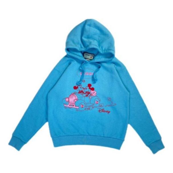 Mikina Gucci Mickey Mouse Print Hoodie Modrá | 469251-XJB74-4318