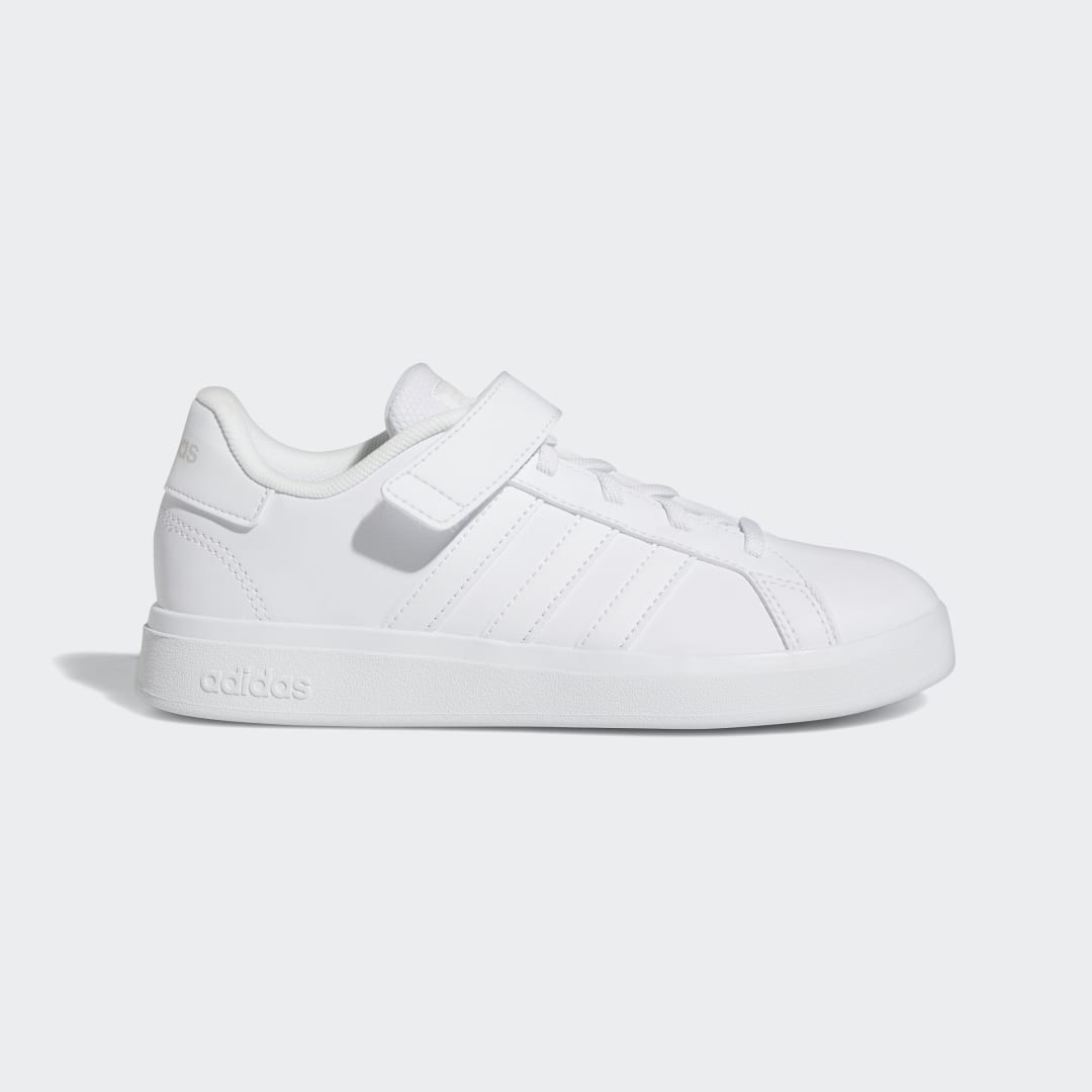 Tenisky a topánky adidas Performance Grand Court Elastic Lace and Top Strap Biela | FZ6160, 0