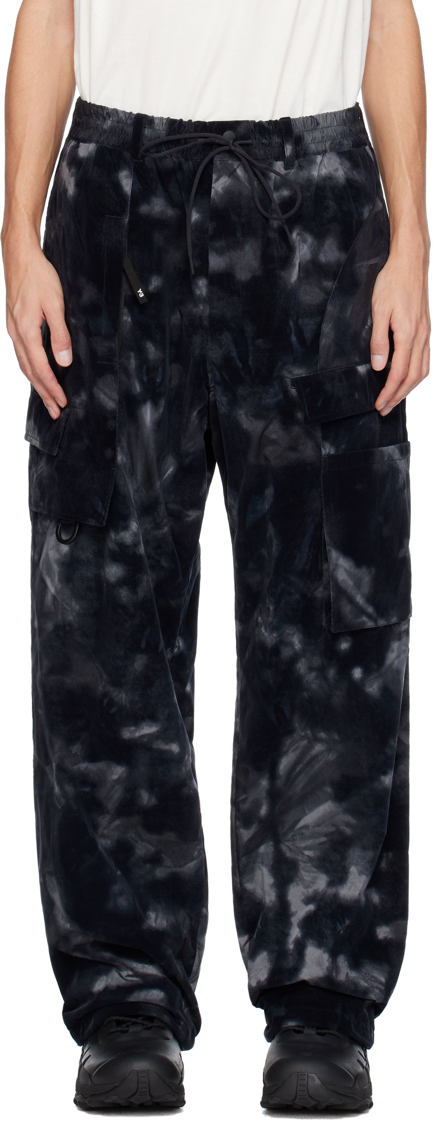 Cargo nohavice Y-3 Cargo Pants Allover Print Čierna | JE9285, 0