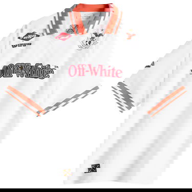 Polo tričko Off-White Off-White Eagle Soccer Short Sleeve Polo Biela | OMAD00CS25JER0020125, 1
