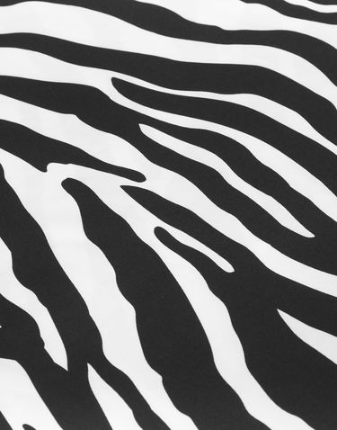 Home decor Dolce & Gabbana Dolce & Gabbana Cotton Sateen Zebra Print Duvet Cover Čierna | TCE049TCAKFUZ003, 2