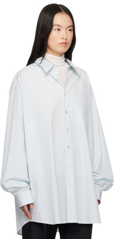 Košeľa Maison Margiela Maison Margiela Oversized Shirt Modrá | S51DT0017 M35397, 1
