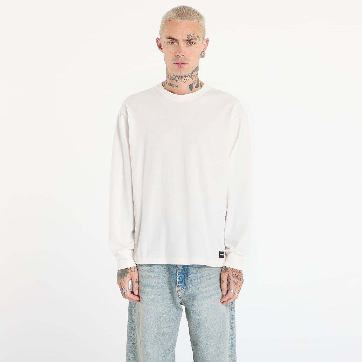 Tričko Vans Long Sleeve T-shirt LX Biela | VN000PFKC9F1, 0
