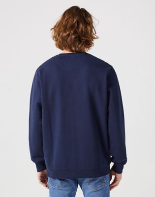 Sveter Wrangler Wrangler Logo Crew Sweatshirt Navy | 112350539:XXL, 1